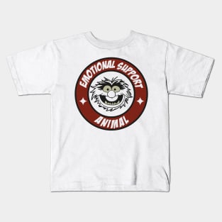 RED  MUPPTETS VINTAGE EMOTIONAL SUPPORT ANIMAL Kids T-Shirt